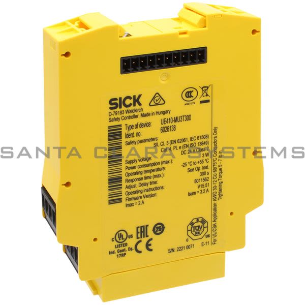 Sick UE410-MU3T300 Safety Controller | 6026138 Product Image