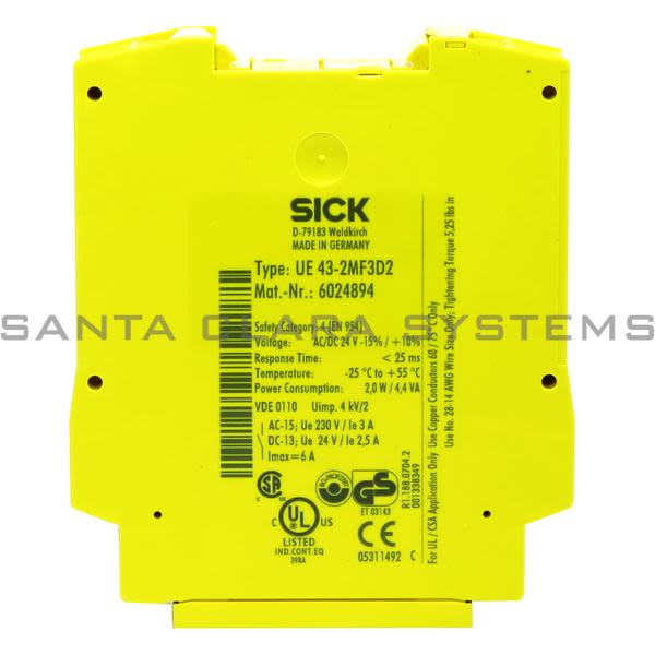 Sick UE43-2MF3D2 Safety Relay | 6024894 Product Image