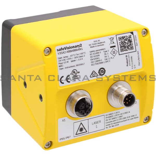 Sick V3SA2-ABBABBAAN1 Safety Camera Sensor Product Image