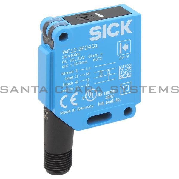 Sick WE12-3P2431 Photoelectric Proximity Switch | 2041881 Product Image