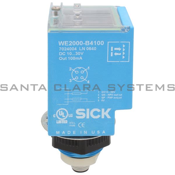 Sick WE2000-B4100 Photoelectric Sensor | 7024004 Product Image