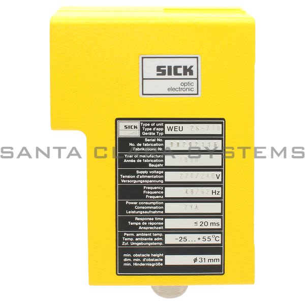 Sick WEU26-710 Photoelectric Receiver Product Image