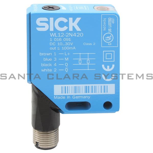 Sick WL12-2N420 Photoelectric Retro-Reflective Sensor | 1016091 Product Image