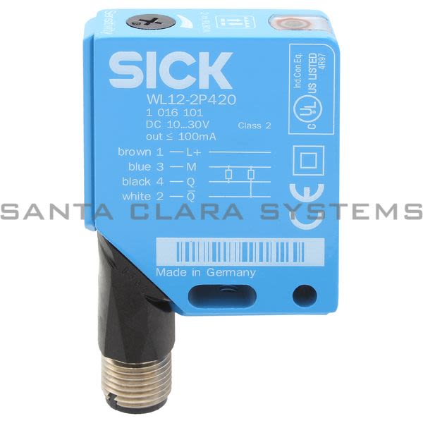 Sick WL12-2P420 Photoelectric Retro-Reflective Sensor | 1016101 Product Image