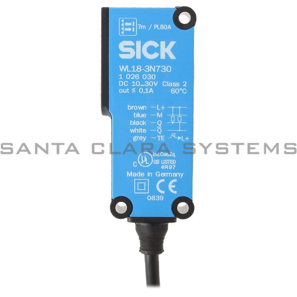 Sick WL18-3N730 Photoelectric Retro-Reflective Sensor Autocollimation | 1026030 Product Image