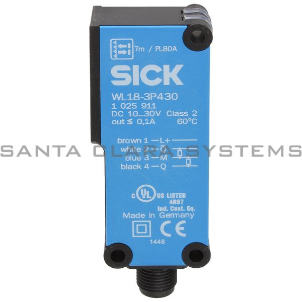 Sick WL18-3P430 Photoelectric Sensor | 1025911 Product Image