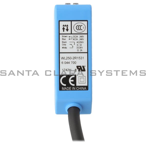 Sick WL250-2R1531 Photoelectric Retro-Reflective Sensor | 6044700 Product Image