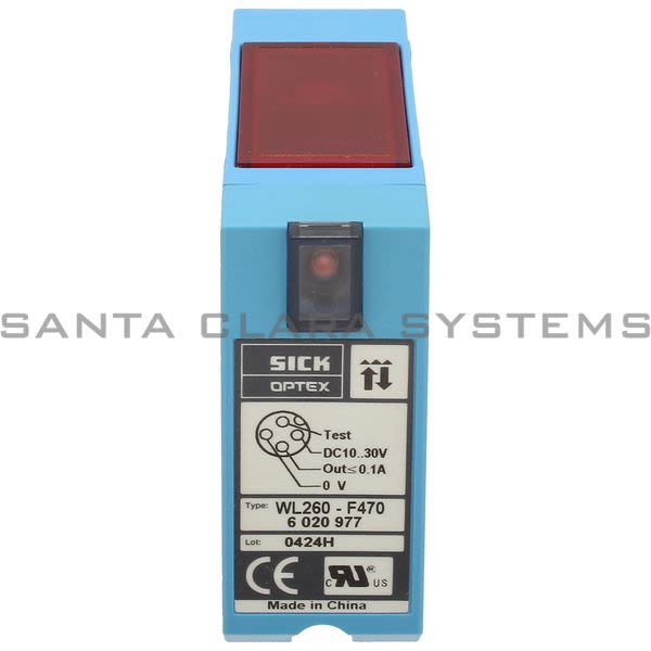 Sick WL260-F470 Photoelectric Retro-Reflective Sensor | 6020977 Product Image