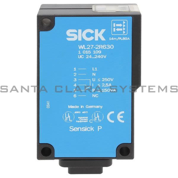Sick WL27-2R630 Photo Sensor SPDT | 1015109 Product Image