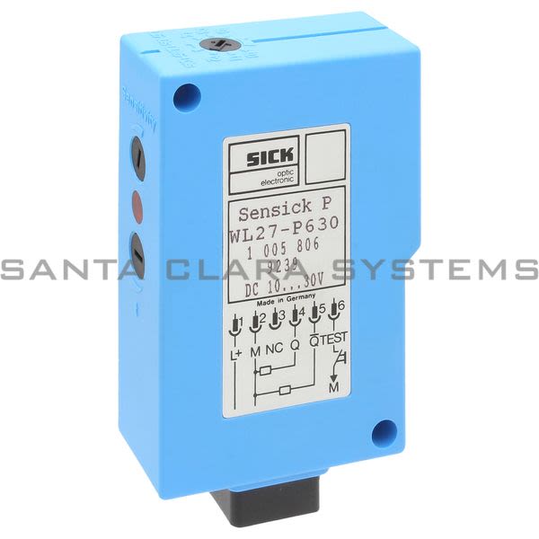 Sick WL27-P630 Photoelectric Reflex Sensor Product Image
