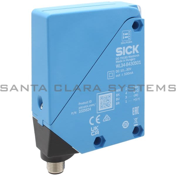 Sick WL34-B430S01 Photoelectric Retro-Reflective Sensor | 1025624 Product Image