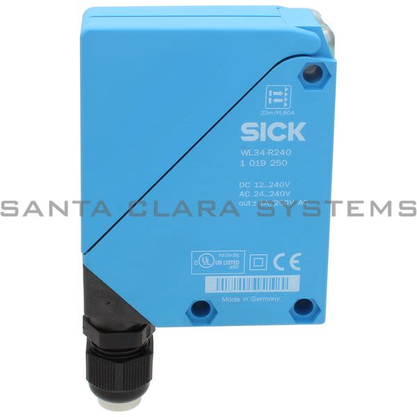 Sick WL34-R240 Photoelectric Retro-Reflective Sensor | 1019250 Product Image