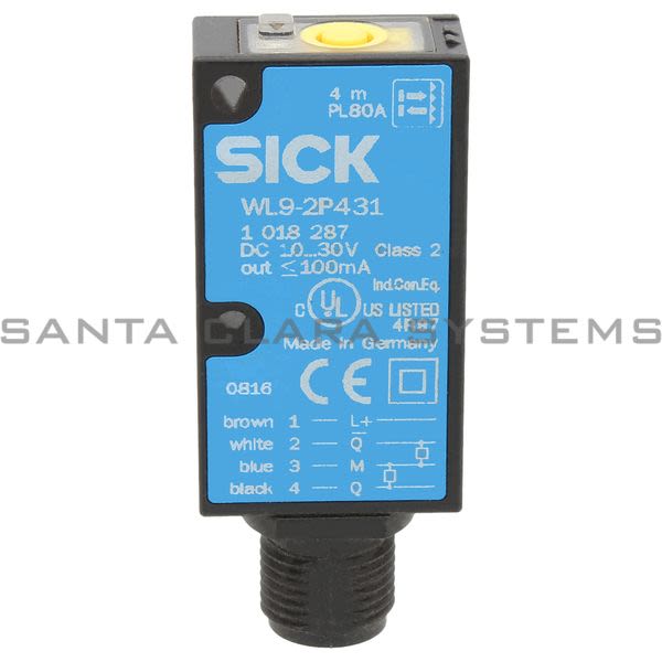 Sick WL9-2P431 Photoelectric Retro-Reflective Sensor | 1018287 Product Image