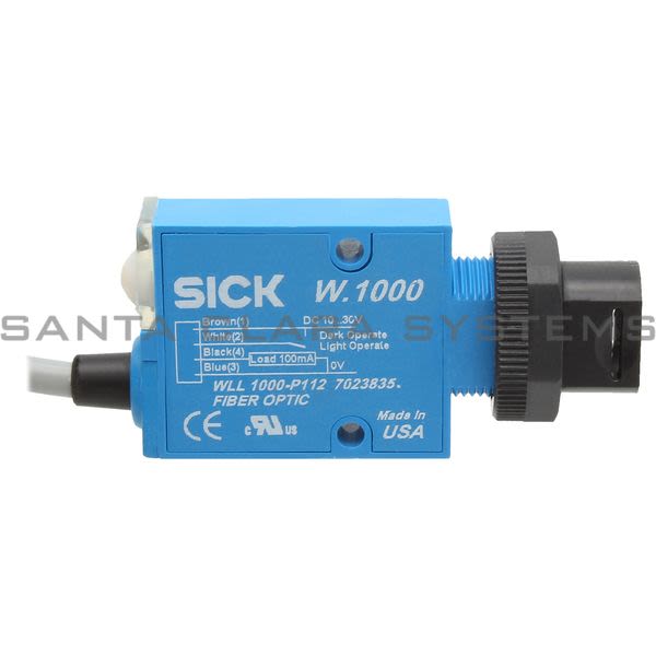 Sick WLL1000-P112 Photoelectric Switch for Fiber-Optic Cables | 7023835 Product Image
