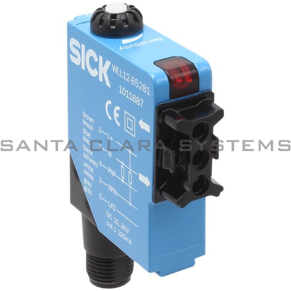 Sick WLL12-B5281 Photoelectric Switch for Fiber-Optic Cables | 1011687 Product Image
