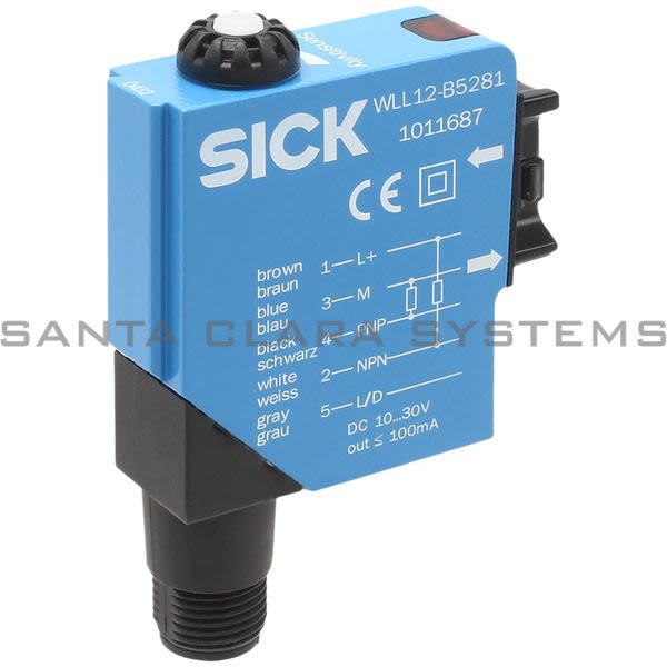 Sick WLL12-B5281 Photoelectric Switch for Fiber-Optic Cables | 1011687 Product Image
