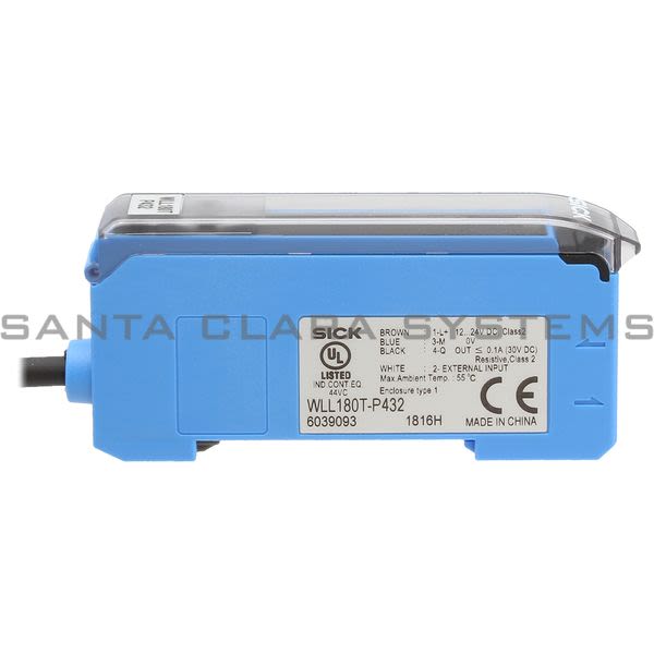 Sick WLL180T-P432 Fiber-Optic Photoelectric Sensor | 6039093 Product Image