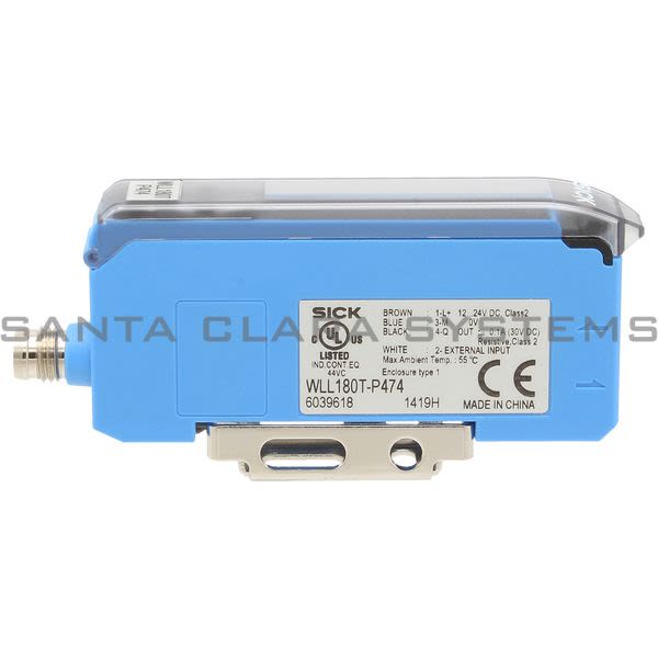 Sick WLL180T-P474 Fiber-Optic Photoelectric Sensor | 6039618 Product Image
