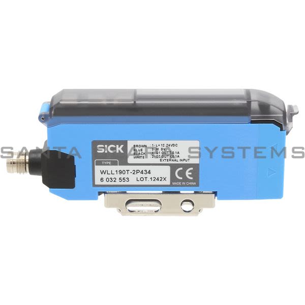 Sick WLL190T-2P434 Fiber-Optic Photoelectric Sensor | 6032553 Product Image