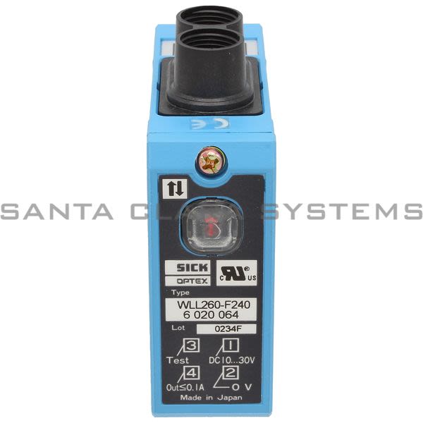 Sick WLL260-F240 Photolectric Fiber Optic Sensor | 6020064 Product Image