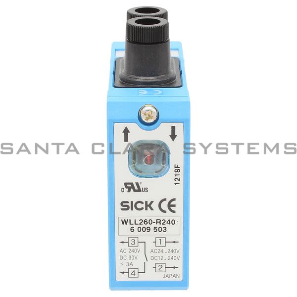 Sick WLL260-R240 Photoelectric Fiber-Optic Sensor SPDT | 6009503 Product Image
