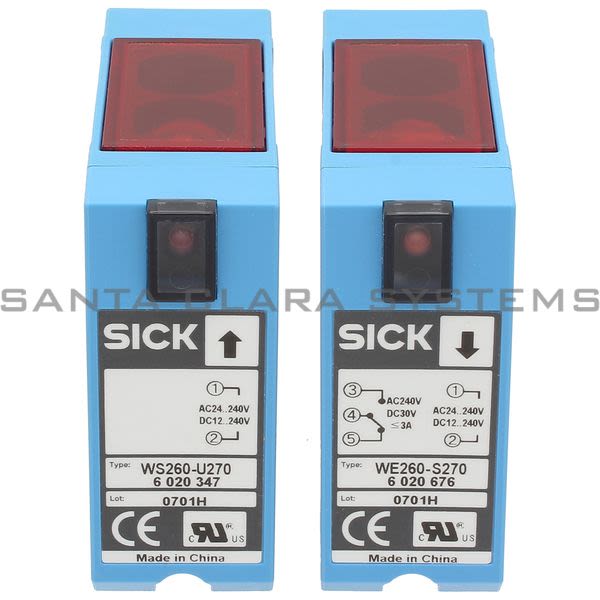 Sick WS-WE260-S270 Through-Beam Photoelectric Sensor | 6020773 Product Image
