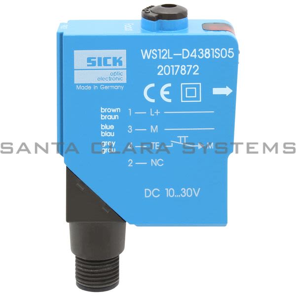 Sick WS12L-D4381S05 Photoelectric Emitter | 2017872 Product Image