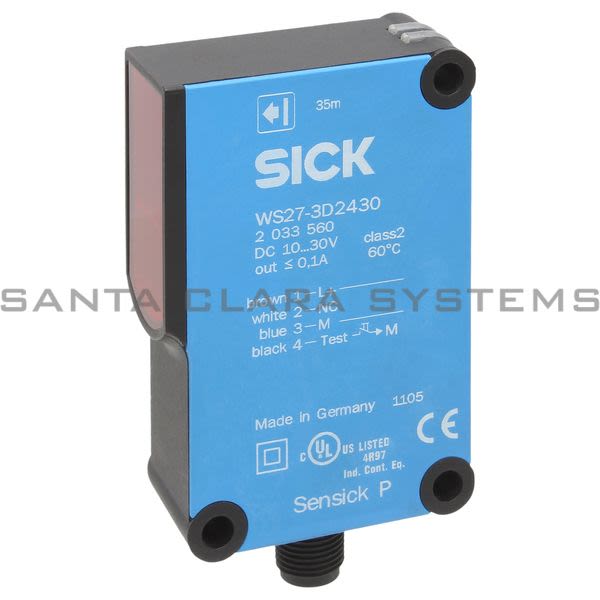 Sick WS27-3D2430 Photoelectric Sensor Product Image