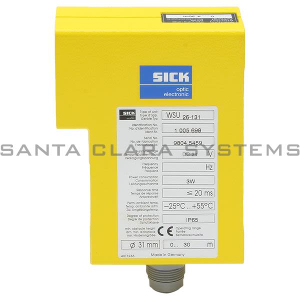Sick WSU26-131 Optic Light Curtain Beam Sensor | 1005698 Product Image