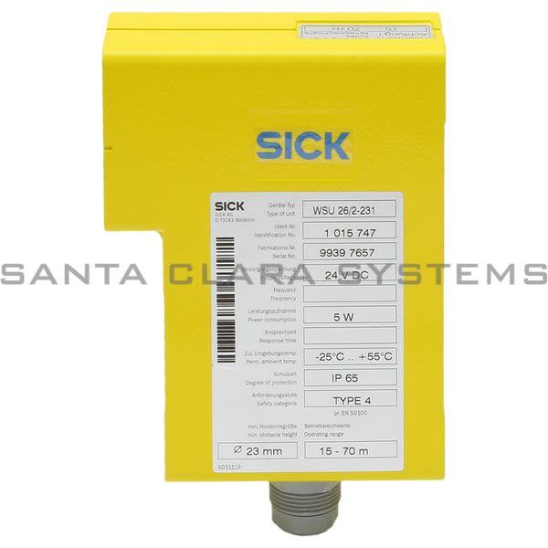 Sick WSU26-2231 Sick Optic Light Curtain Beam Sensor | 1015747 Product Image