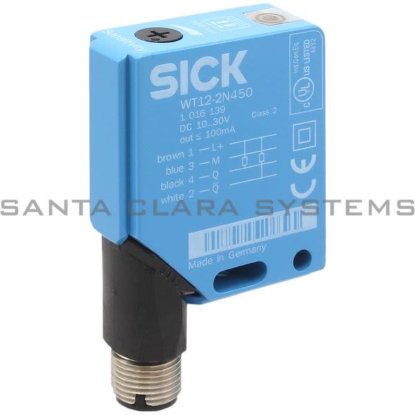 Sick WT12-2N450 Photoelectric Proximity Sensor | 1016139 Product Image