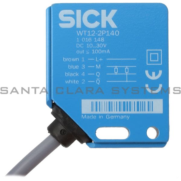 Sick WT12-2P140 Photoelectric Proximity Sensor Foreground Suppression | 1016148 Product Image