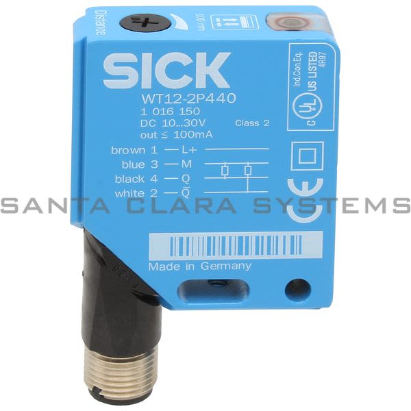 Sick WT12-2P440 Photoelectric Proximity Switch | 1016150 Product Image