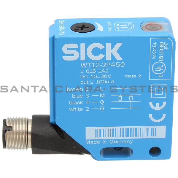 Sick WT12-2P450 Photoelectric Proximity Switch | 1016142 Product Image