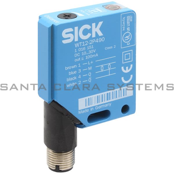 Sick WT12-2P490 Photoelectric Proximity Sensor | 1016151 Product Image