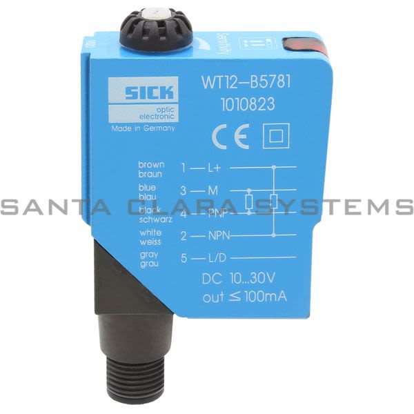 Sick WT12-B5781 Contrast Sensor | 1010823 Product Image