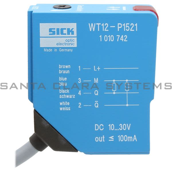 Sick WT12-P1521 Photoelectric Proximity Sensor | 1010742 Product Image