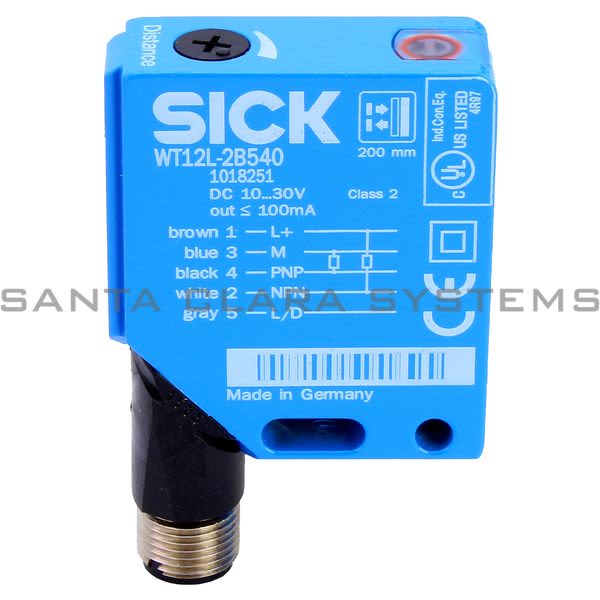 Sick WT12L-2B540 Photoelectric Proximity Sensor | 1018251 Product Image