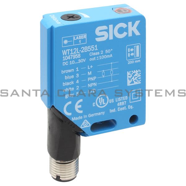 Sick WT12L-2B551 Photoelectric Sensor | 1047958 Product Image