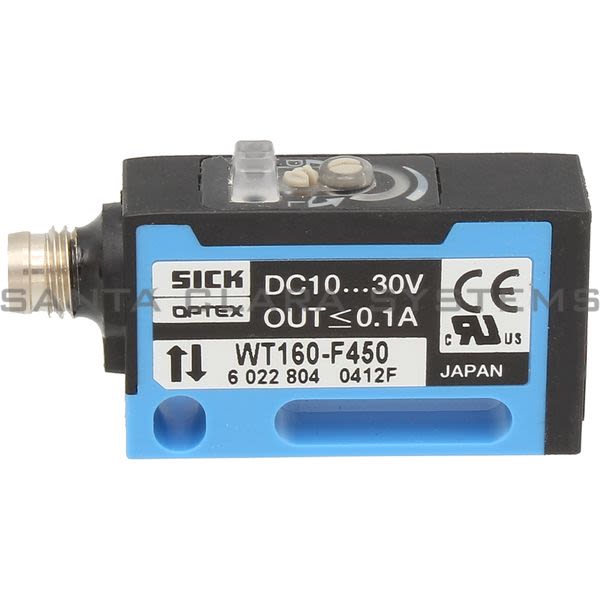 Sick WT160-F450 Photoelectric Proximity Sensor Background Suppression Product Image