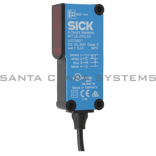 Sick WT18-3N130 Photoelectric Proximity Sensor | 1025897 Product Image