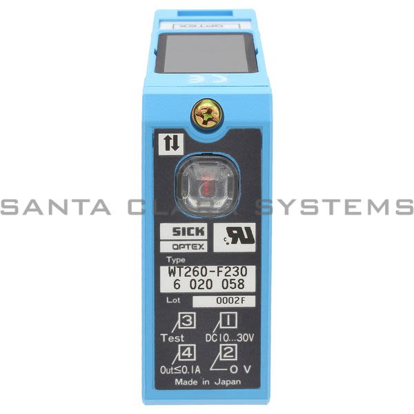Sick WT260-F230 Photoelectric Proximity Sensor | 6020058 Product Image