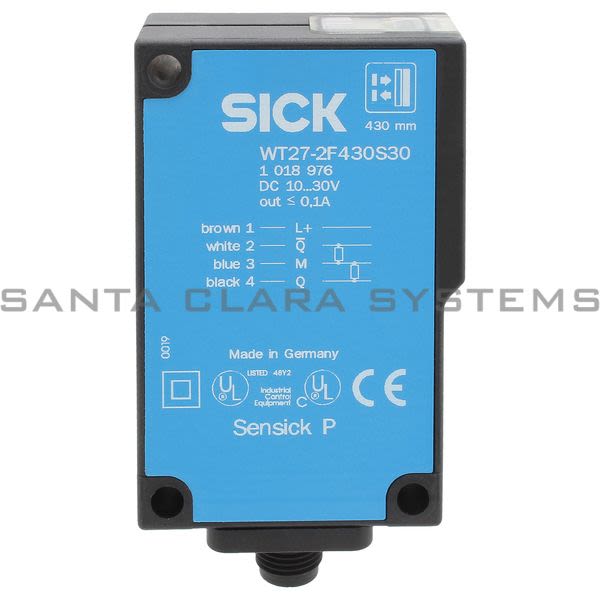 Sick WT27-2F430S30 Photoelectric Sensor Product Image