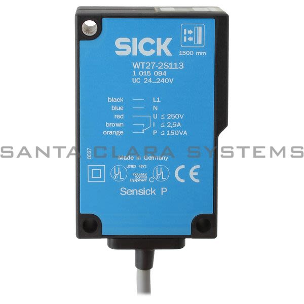 Sick WT27-2S113 Photoelectric Eye | 1015094 Product Image