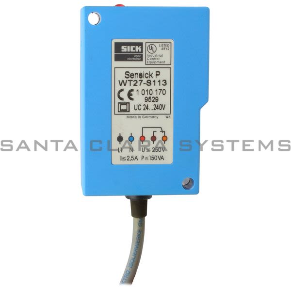 Sick WT27-S113 Photoelectric Diffuse | 1010170 Product Image