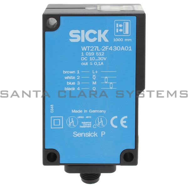 Sick WT27L-2F430A01 Photoelectric Sensor | 1019512 Product Image