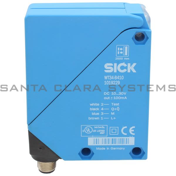 Sick WT34-B410 Photoelectric Proximity Sensor | 1019229 Product Image
