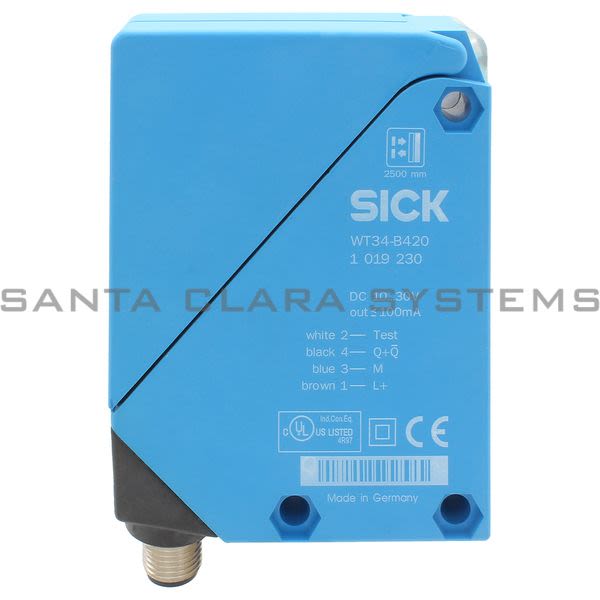 Sick WT34-B420 Photoelectric Proximity Sensor | 1019230 Product Image