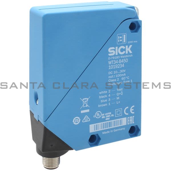 Sick WT34-B450 Photoelectric Proximity Sensor | 1019234 Product Image