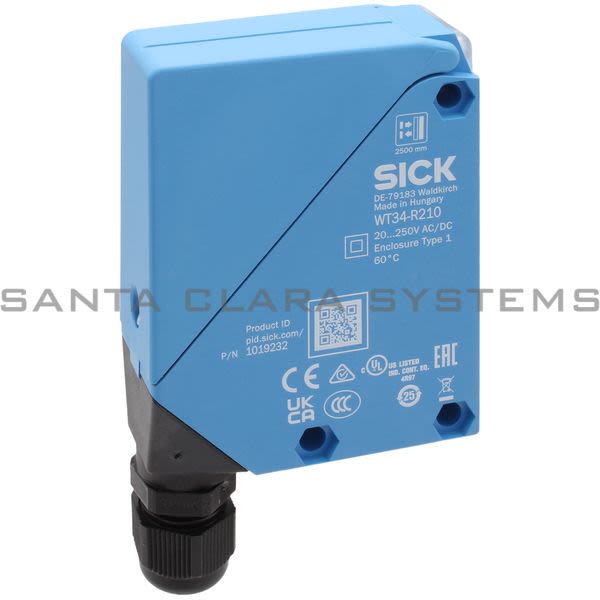 Sick WT34-R210 Photoelectric Proximity Sensor | 1019232 Product Image